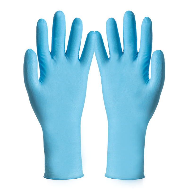 BTE 50 GANTS JETABLES EN NITRILE CHIMIQUE · HAUT RISQUE