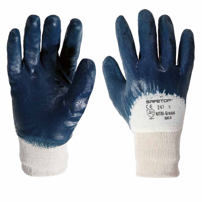 GANT ENDUIT DE PAUME NITRILE SUR BASE DE COTON, INTERLOCK