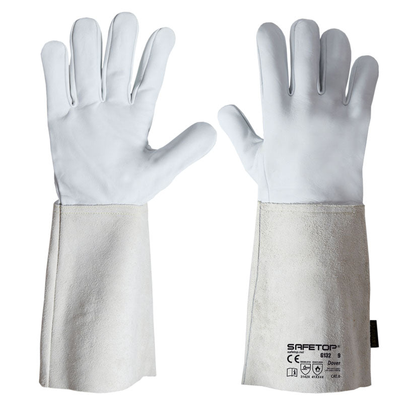 GANT SOUDAGE CUIR 40CM POUR TIG, DOVER (4,09€/U)