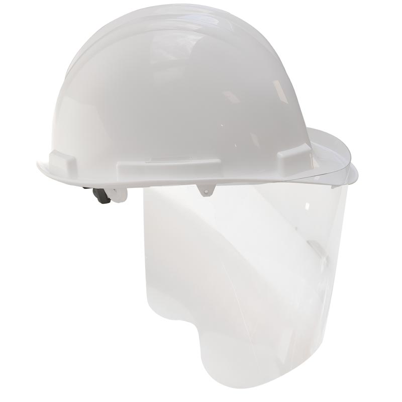 KIT CASQUE SR + VISIÈRE TRANSPARENTE PET