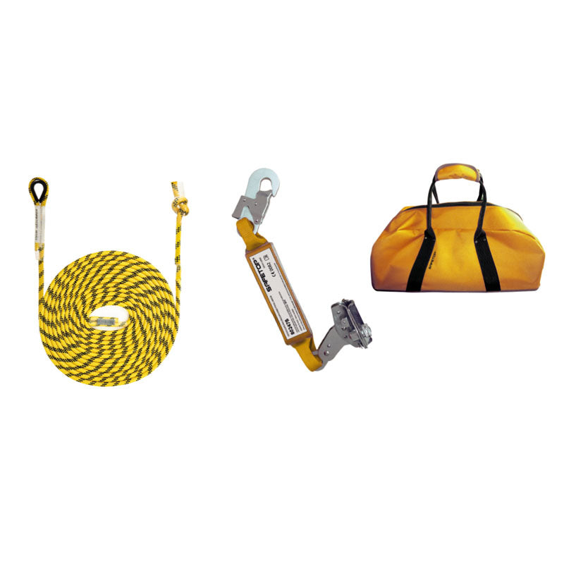 KIT LIGNE DE VIE VERTICALE, 80357 (70M)+ COULISSEAU 80247B+80156