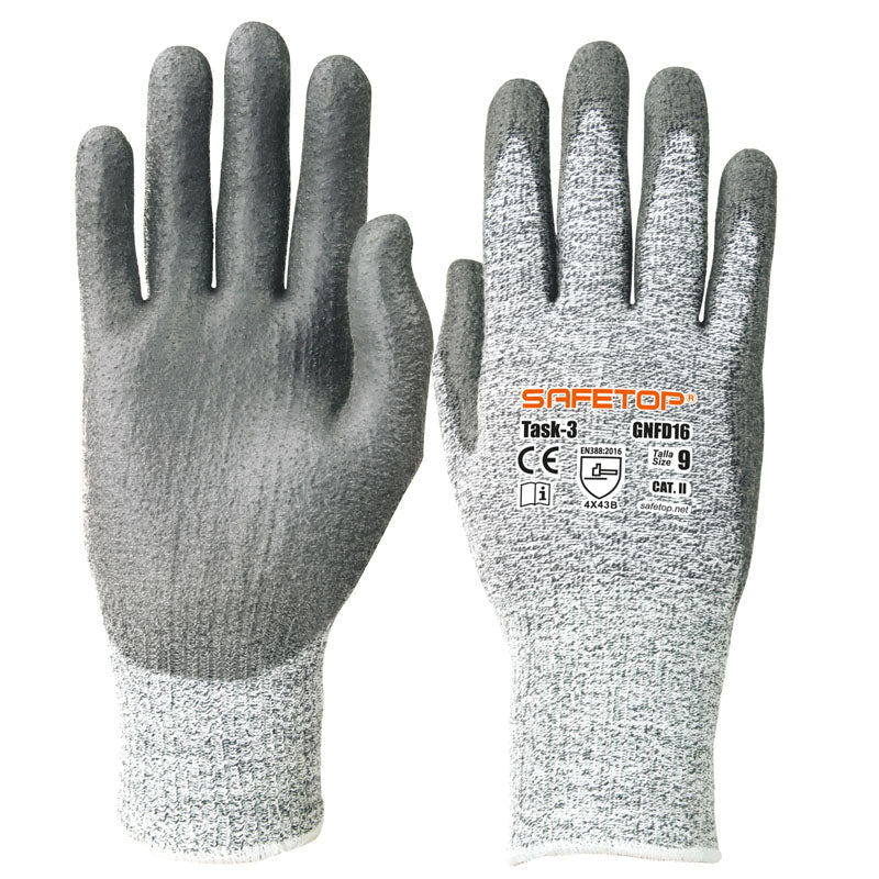 X12 GANTS ANTI-COUPURE B EN PU, LIGHT TASK (2,31€/U)