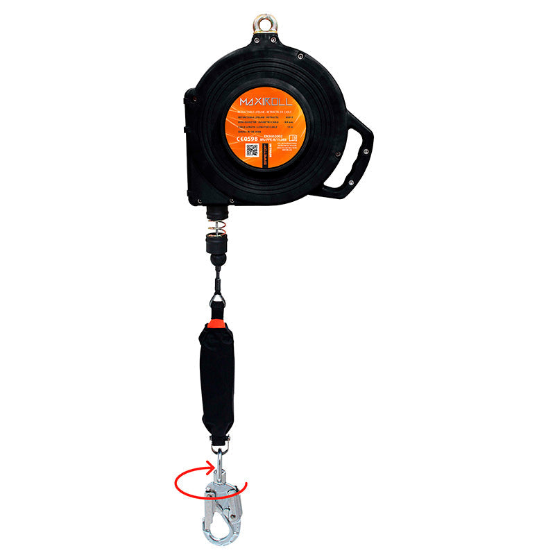 LIGNE DE VIE AUTO-R�TRACTABLE 20 M UTILISATION HORIZONTALE MAXIROLL