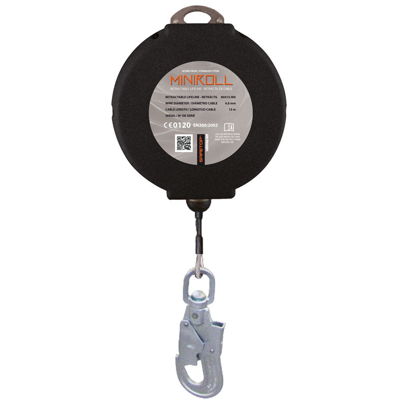 MINIROLL INOX 10 M, UTILISATION VERTICALE