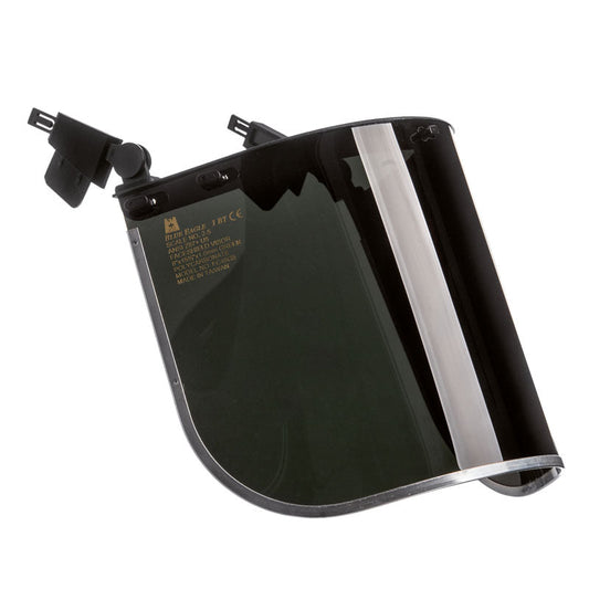 VISIÈRE FUMÉE POUR CASQUES CLIMBER, SUPERFACE COMBI GREEN-CL